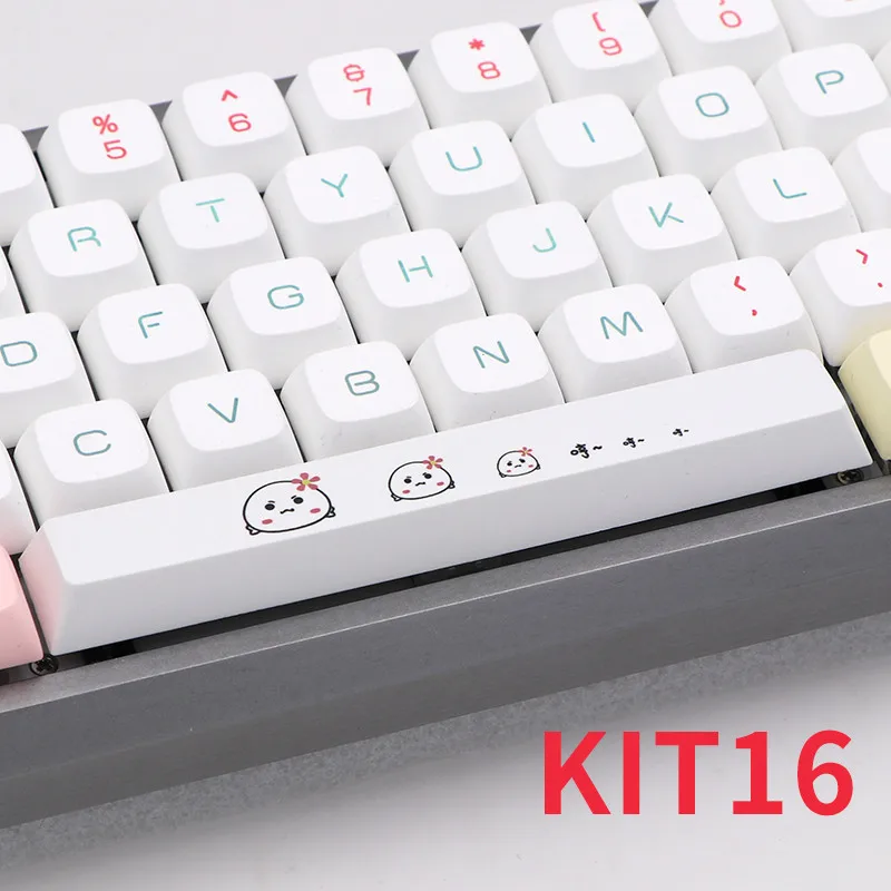 Five sides Dye-subbed PBT Spacebar 6.25U cherry profile keycap for DIY mechanical keyboard