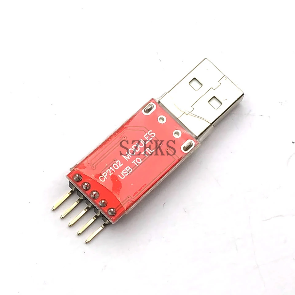 CP2102 USB 2 0 к UART TTL 5 контактный модуль разъема последовательный преобразователь