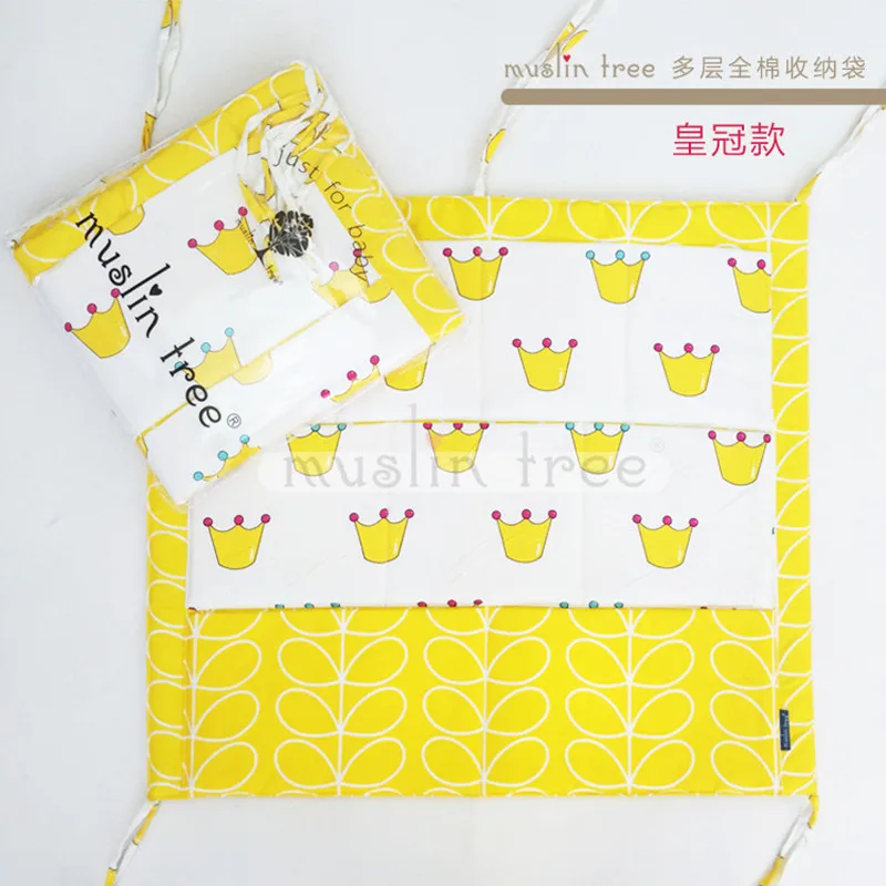 Подвесная сумка для хранения новорожденной кровати Комплект постельного белья