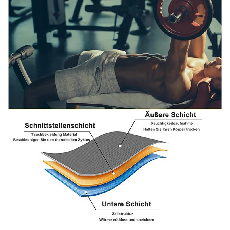 

gym bodybuilding 2019 Men's Neoprene Sauna Long Sleeves Fitness Thermo Shapewear High Compression Training Tops Hot Sweat Jacket