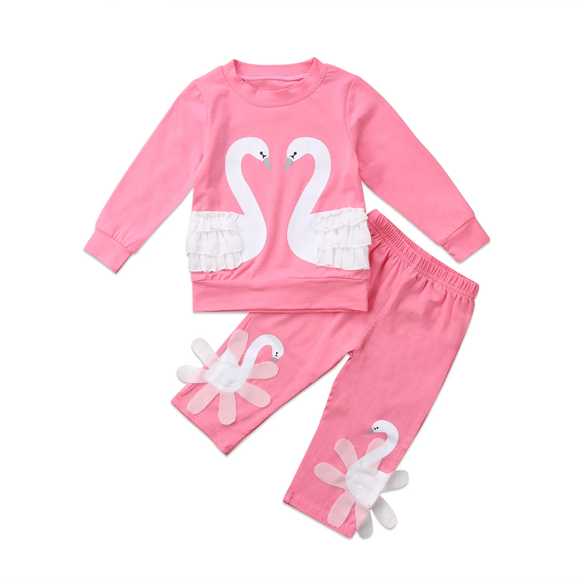 2 шт. детские футболки и леггинсы для девочек|girls outfits|baby girl outfitgirls clothing sets |