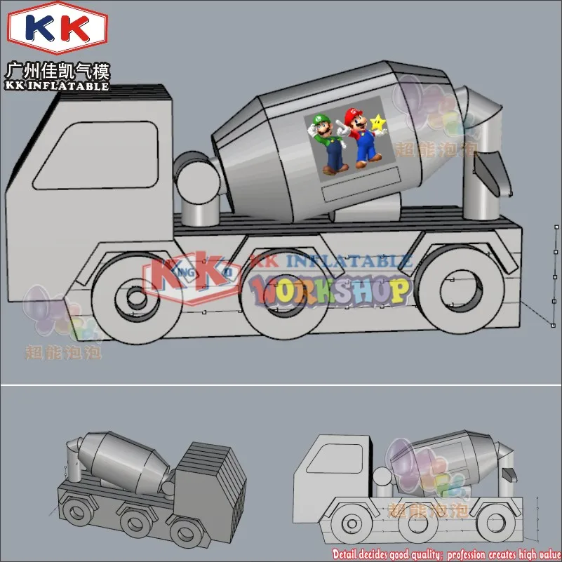 5 м детский надувной грузовик полив продажа|Надувные игрушки| |