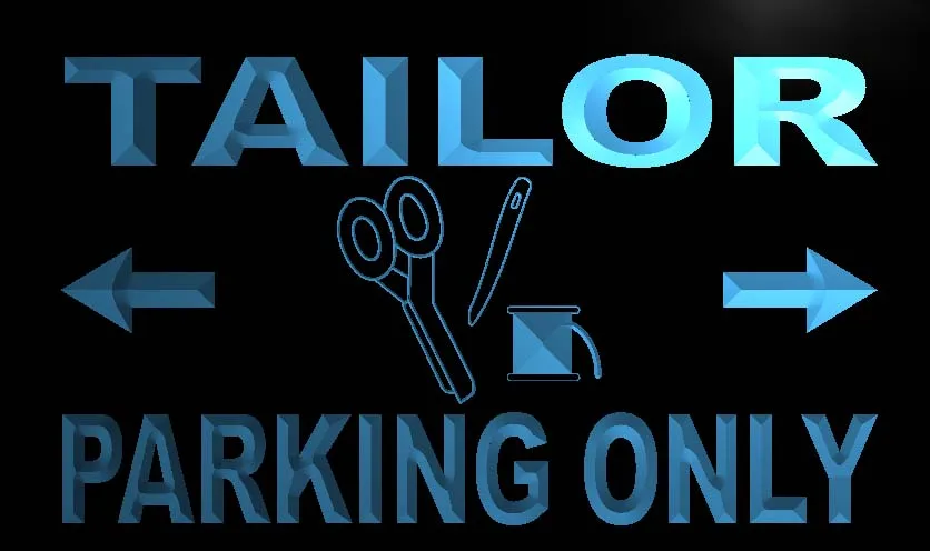 M419 Tailor Parking Only Led Neon Light Sign | Дом и сад