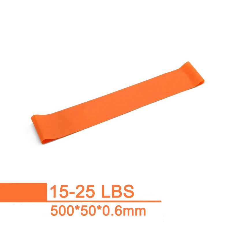 Strength 15-25 lbs Эластичные резинки для пилатеса для фитнеса, растяжки, тренировки, натуральный латекс, для дома, силовое напряжение, для тренировок, для спортзала, спортивный жгут - Цвет: Strength 15-25 lbs