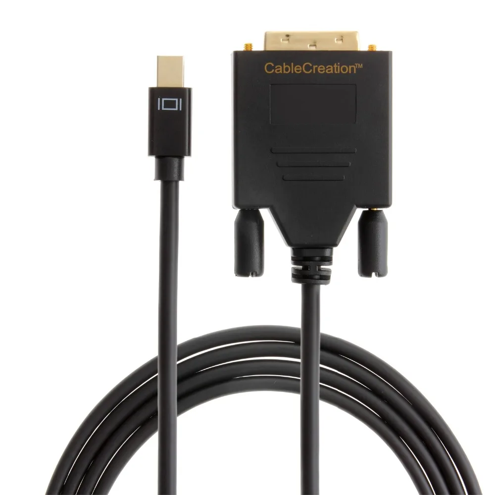 Кабель Gold Mini Displayport (совместимый с Thunderbolt Port) кабель DVI для Mac Book Imac и других моделей