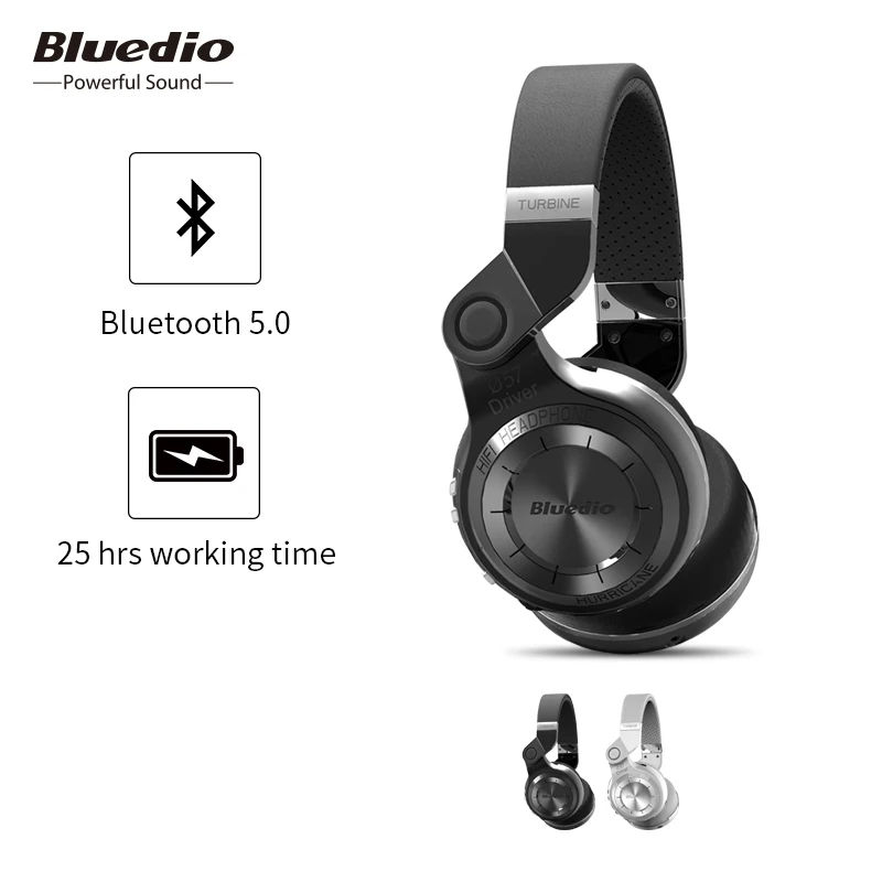 Bluedio оригинальным T2 Bluetooth Беспроводной складные наушники Встроенный микрофон 3D
