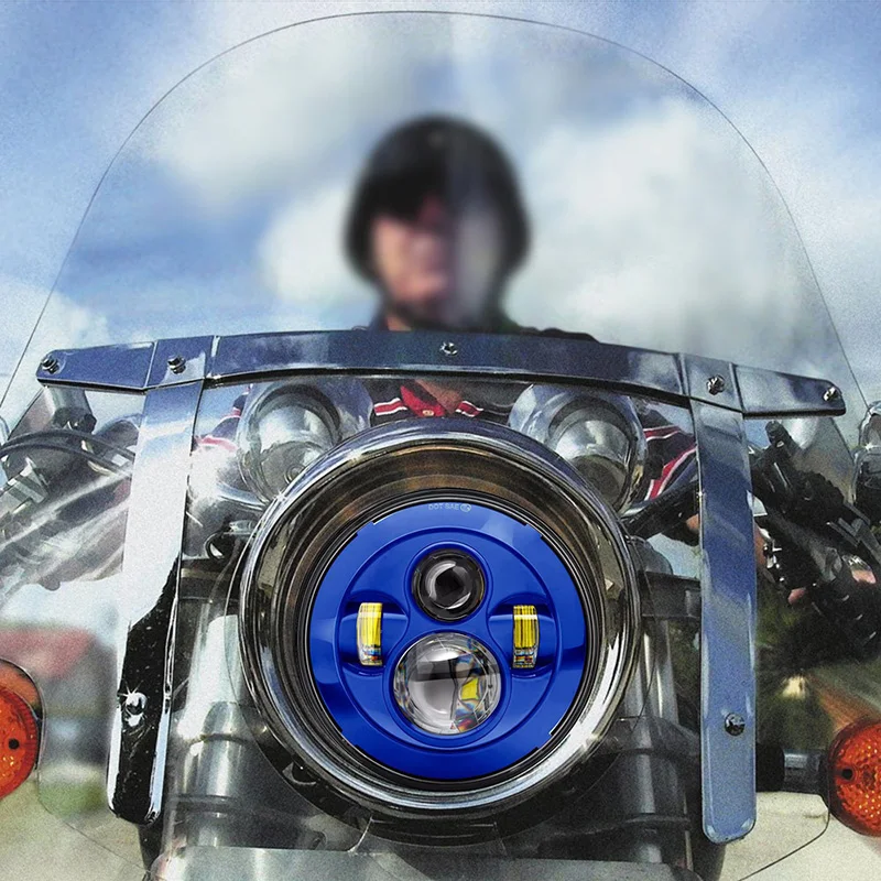 FADUIES 7 &quotкруглые светодиодные фары для 2012 2013 2014 2015 2016 Harley FLD Touring 2009 Trike модели