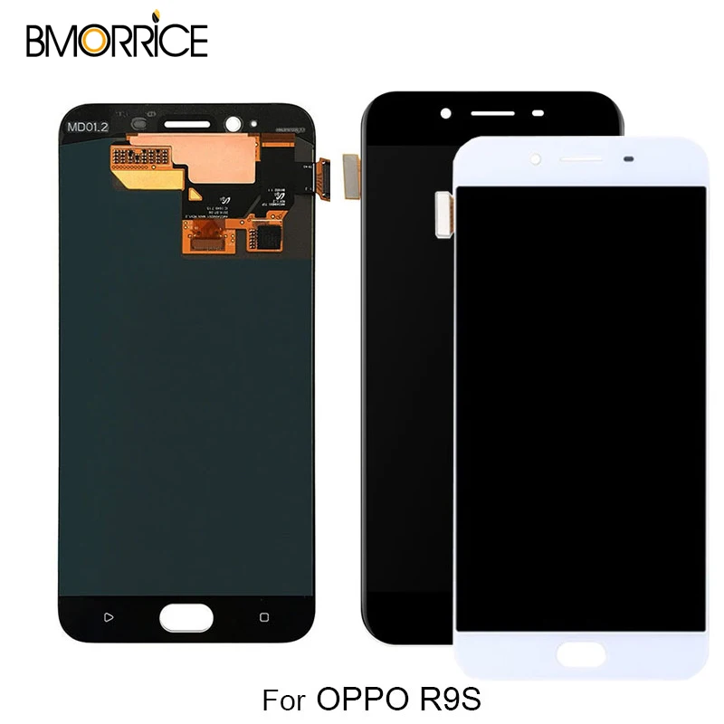 Для OPPO R9S TFT LCD дисплей черно белый сенсорный экран дигитайзер полная сборка