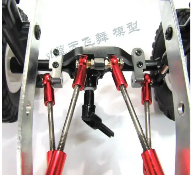 Henglong WPL C14 C24 военный грузовик RC автомобиль запасные части обновление металлический тяга+ тяговое сиденье для стержня