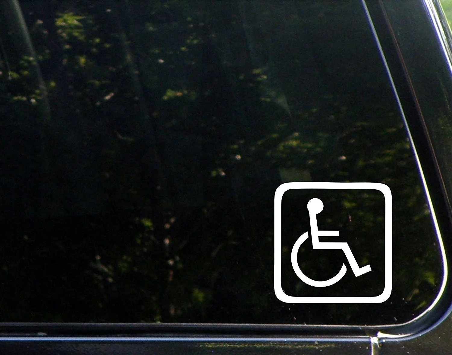

Handicap Logo - 4inches x 4inches - Vinyl Die Cut Decal/ Sticker For Windows