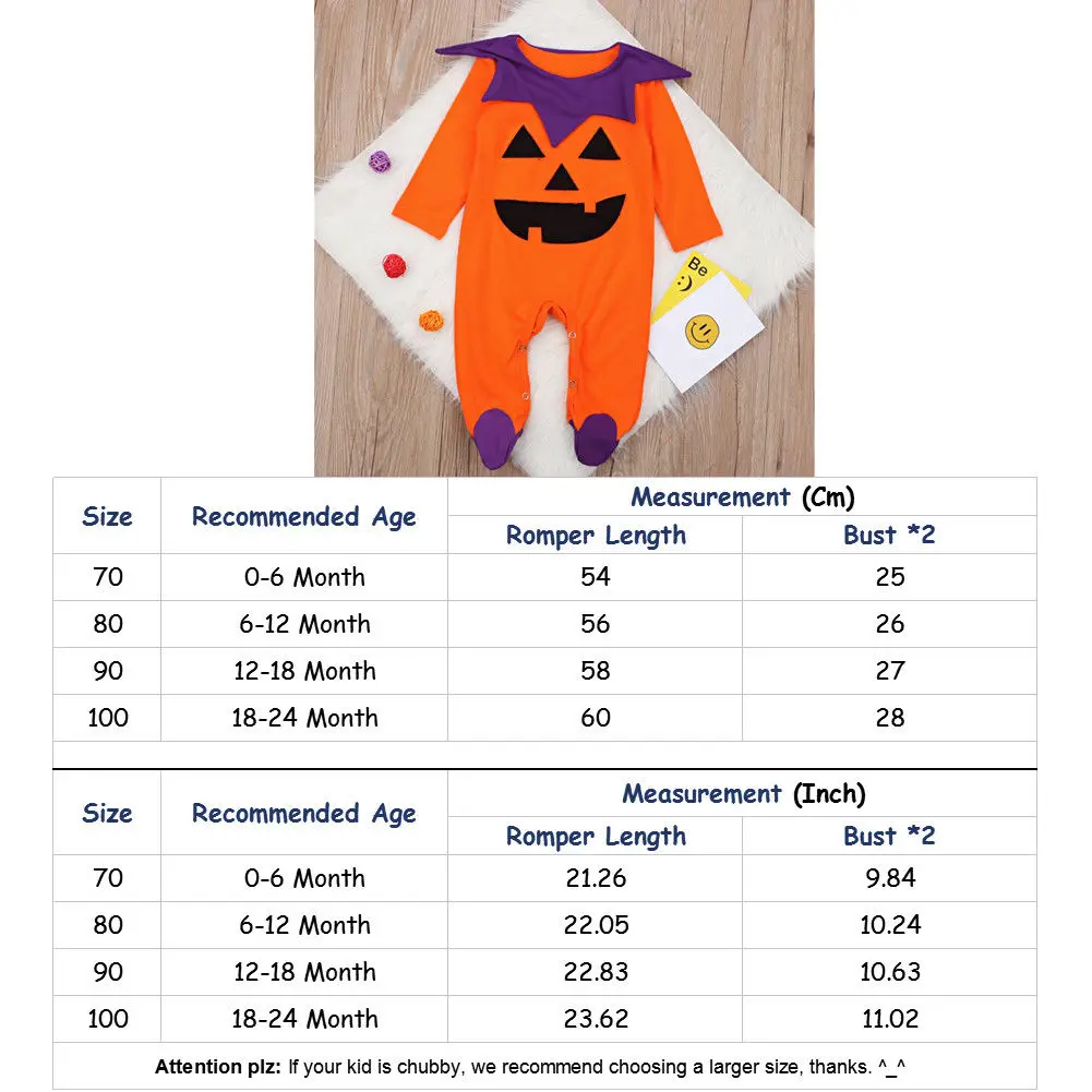 Halloween Kids Baby Girl Boys Foot Bodysuit Grimace Autumn Winter Cute Jumpsuit Children Outfits Clothes | Детская одежда и обувь