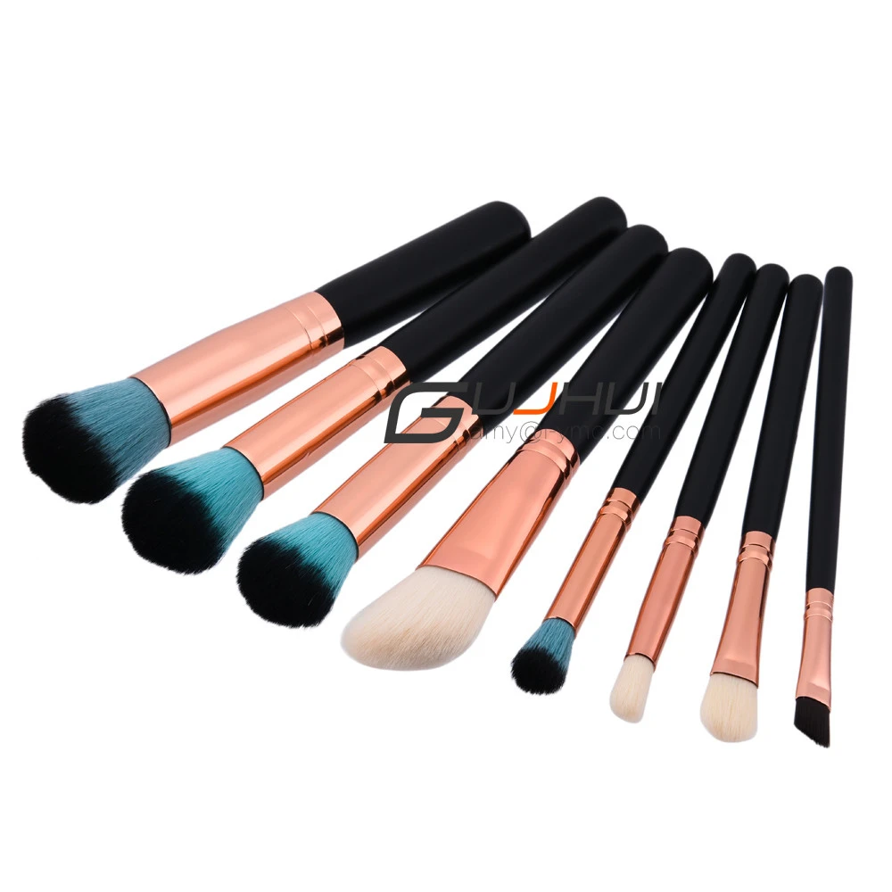 Новые 8 шт. кисти для макияжа Набор Фонд Eyeshadow косметическое средство с кожа |