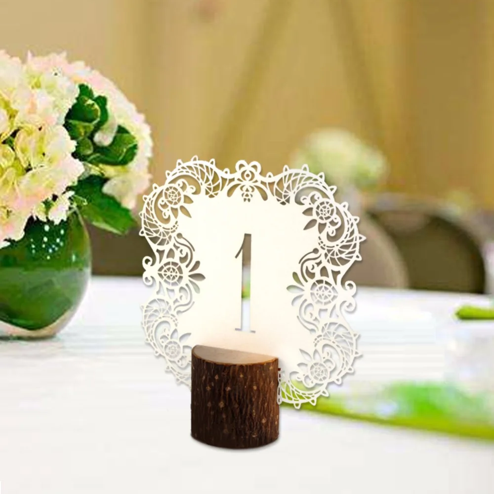 Ourwarm 10 шт./компл. деревенские искусственные настольные открытки с деревянным