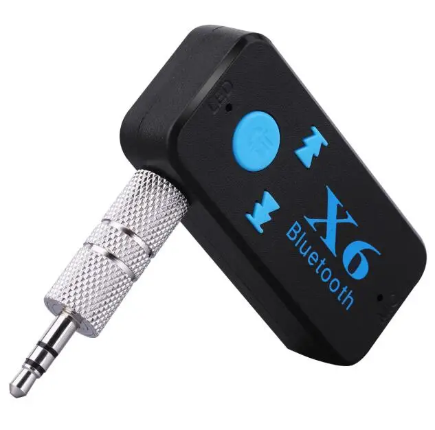 Черный FUWUDIYI Aux Bluetooth ресивер стерео беспроводной Aux кабель автомобильный Bluetooth адаптер Bluetooth приемник аудио автомобильный комплект Поддержка TF карты - Цвет: Черный