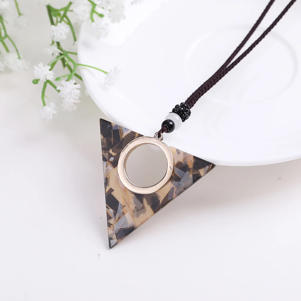 Ожерелье с подвеской геометрической формы из акрила и уксусной кислоты 10 шт. |