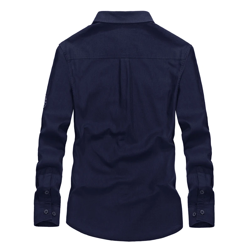 Рубашки для отдыха мужчин Высококачественная рабочая одежда модные рубашки с