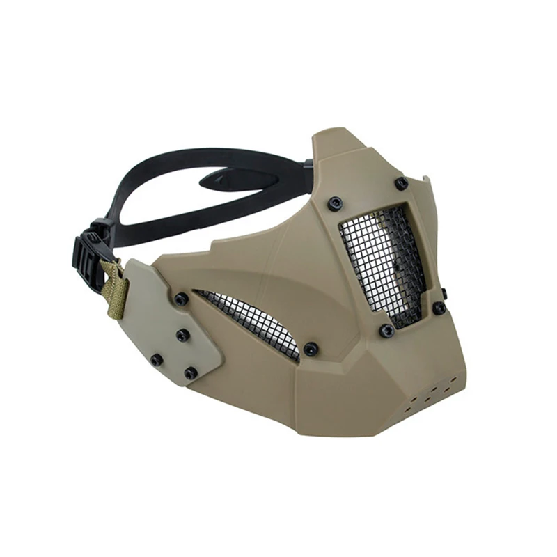 Новая сетчатая тактическая полумаска для страйкбола с быстрым модулем подходит