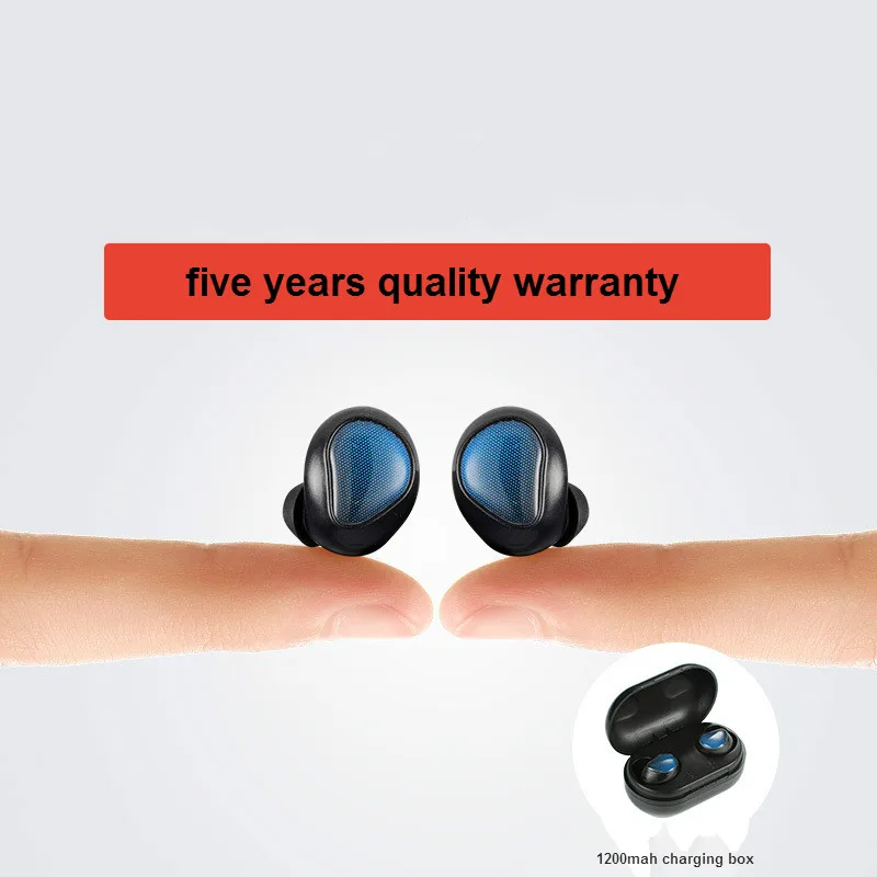 TWS Bluetooth 5 0 наушники с сенсорным управлением беспроводные зарядным устройством