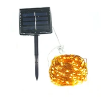 10m 20m copper wire solar led string lights outdoor waterproof fairy holiday light garden decoration lawn lamp xmas decoration