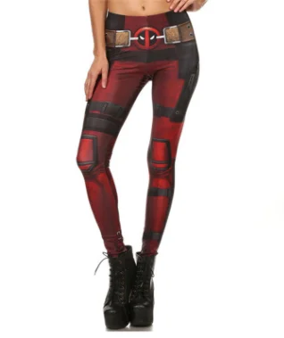 1PCS Pant Модные женские отряд самоубийц Харли Квинн колготки для новорождённых Жилет бретели брюки девочек косплэй женский костюм 3D принт Кост - Цвет: 1PCS Pant