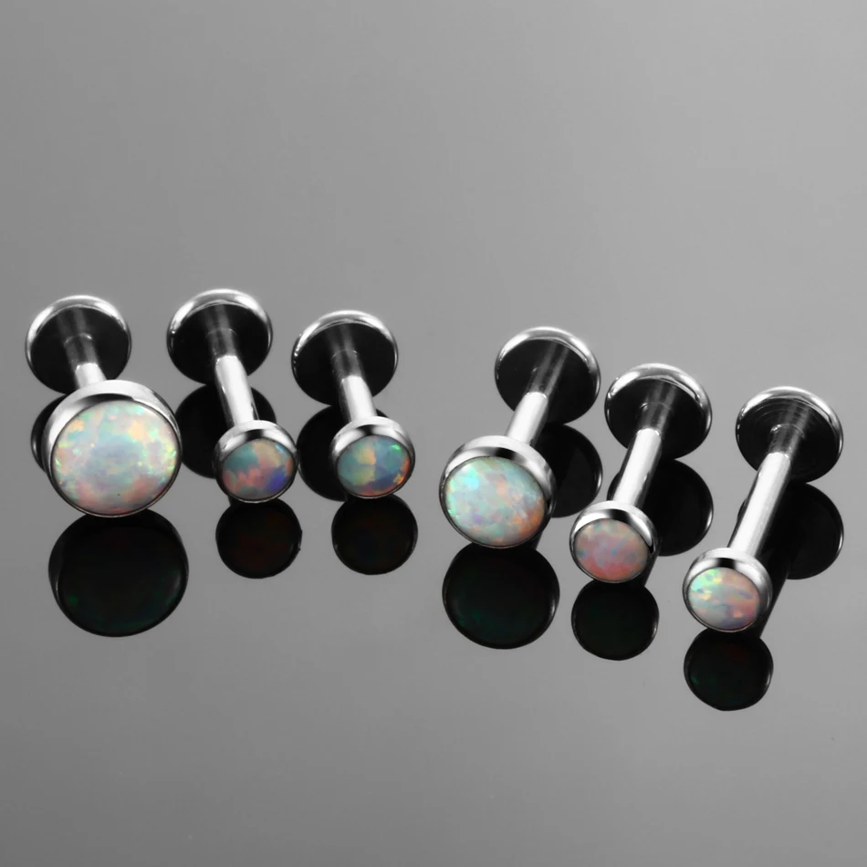 Кольцо для губ с внутренней резьбой из титана 16 г|piercing body jewelry|body jewelrytragus piercing |