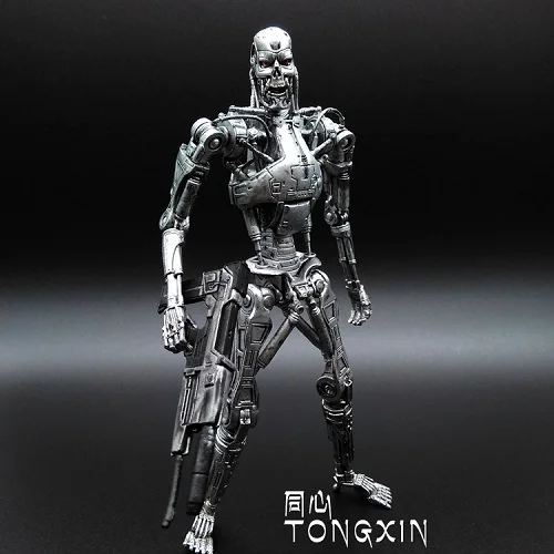 Фигурка Терминатора T1000 T800 шарнир может перемещаться Кукла Фильм человек модель украшения фигурка игрушки Подарок Компьютерный стол украшение - Цвет: T800