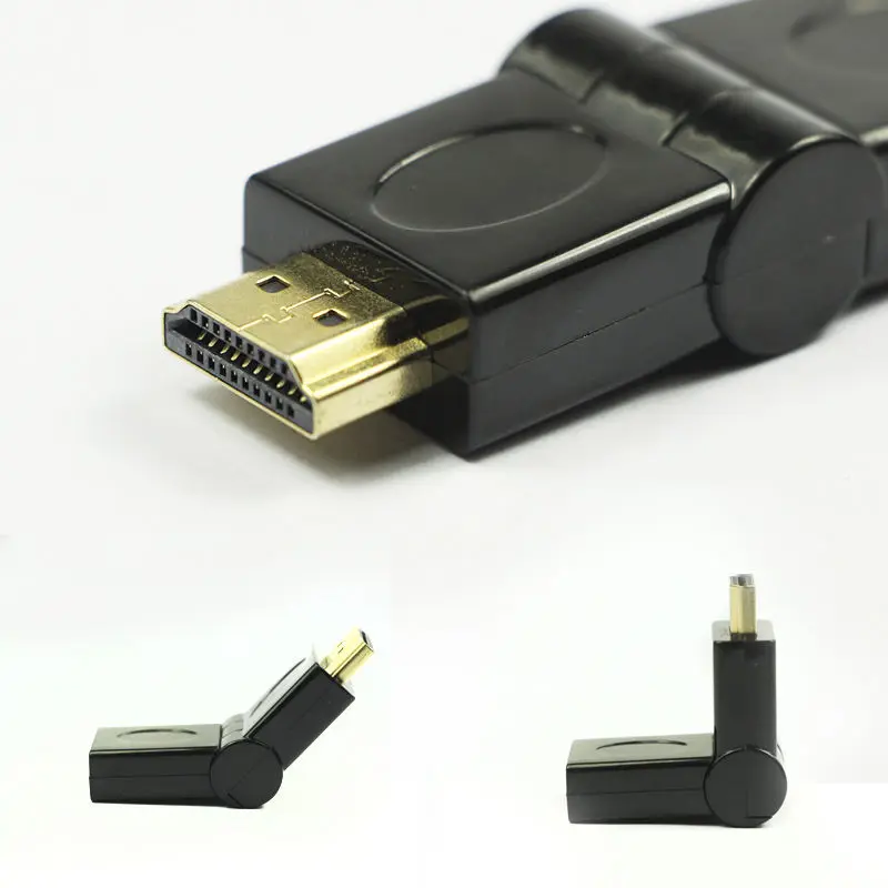 Полезная 180 градусов вращающийся HDMI Женский на обоих концах для подключения