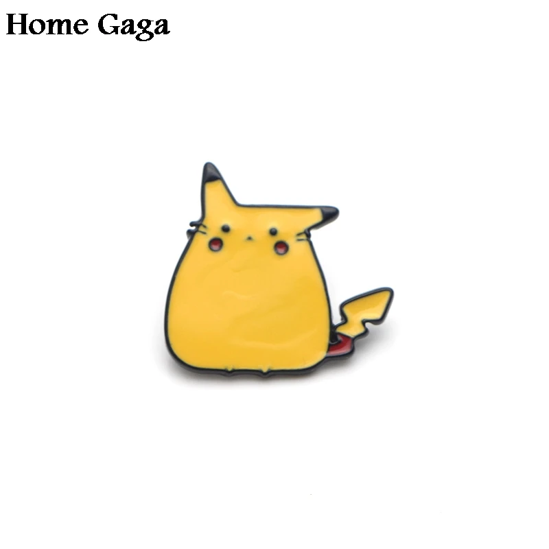 2 Homegaga Карманный Монстр Пикачу цинковый галстук мультфильм забавные булавки броши для рюкзака, одежды для мужчин и женщин шляпа Декоративные значки D1594 - Цвет: 2