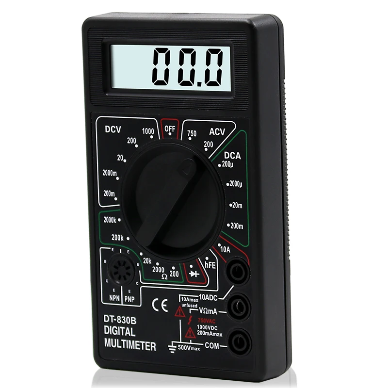 1 компл. ЖК дисплей цифровой мультиметр AC/DC 750/1000 в мини зонд для Вольтметр