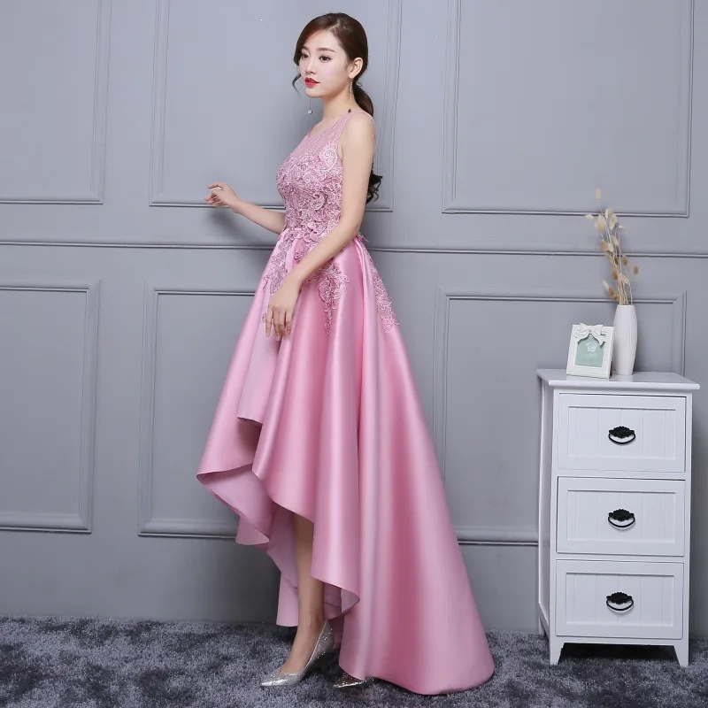 DongCMY торжественные асимметричные платья для выпускного вечера Vestido кружевные