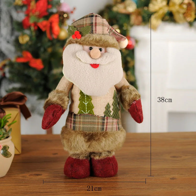 Рождественские украшения фигурки Санта Клаус куклы-Снеговики игрушки Рождество