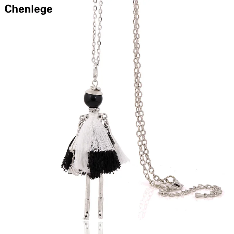 Ожерелье с кисточками во французском стиле длинное ожерелье-кукла ожерелье
