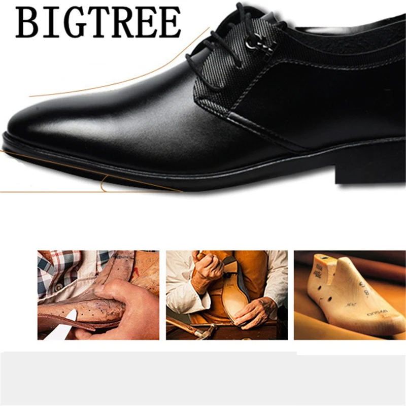 Мужские модельные туфли кожаная деловая обувь мужские оксфорды черные zapatos de hombre