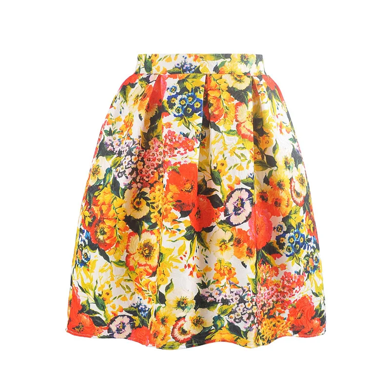 Летние юбки для девочек винтажные повседневные женские плиссированные с