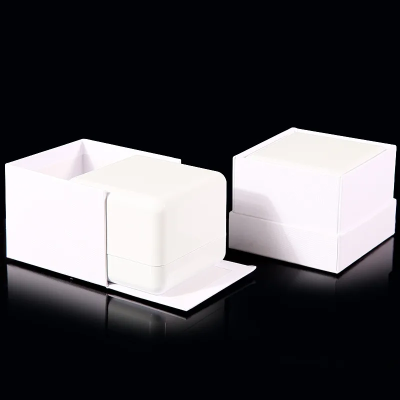 Новый стиль белый резиновый Painint светодиодная шкатулка кольцо коробка браслет