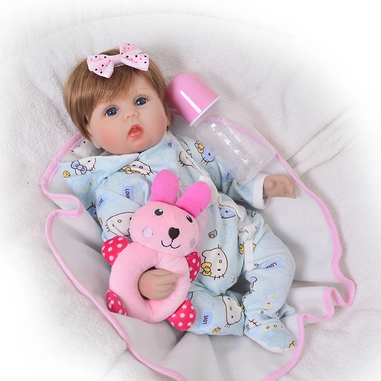 Reborn dolls for baby toys 17&quot 43cm soft silicone reborn real newborn doll gift bebes boneca | Игрушки и хобби