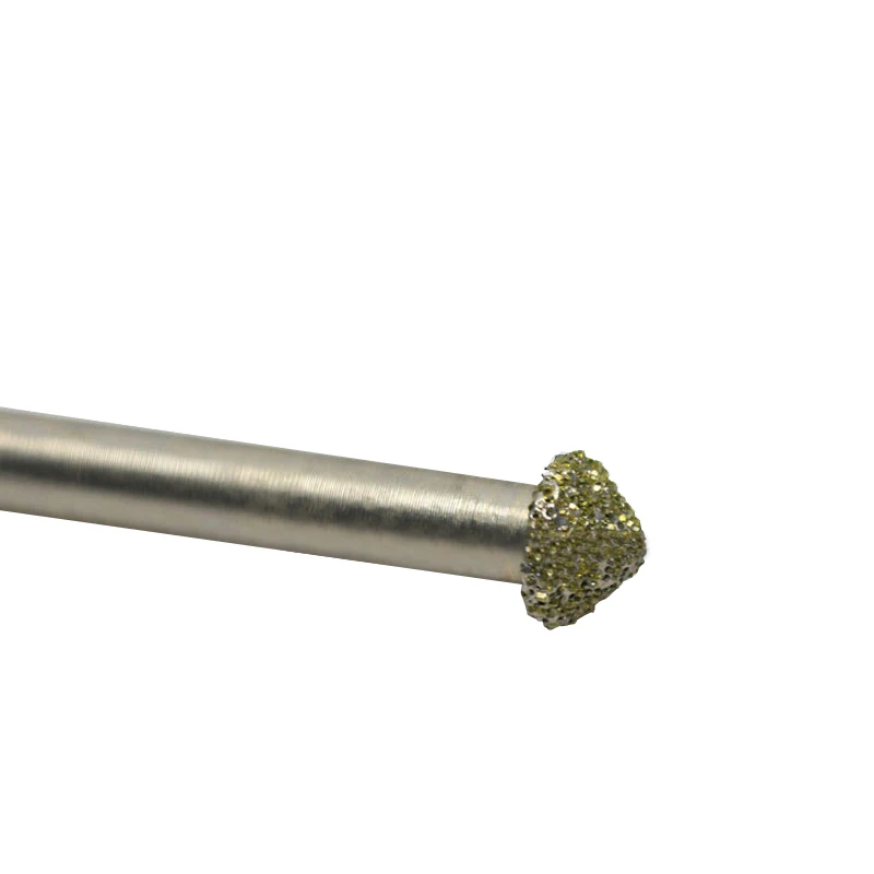 

1pc 60deg 6*10mm cnc router Electroplated diamond stone carving tool stone engraving machine cutter stone cutting bits