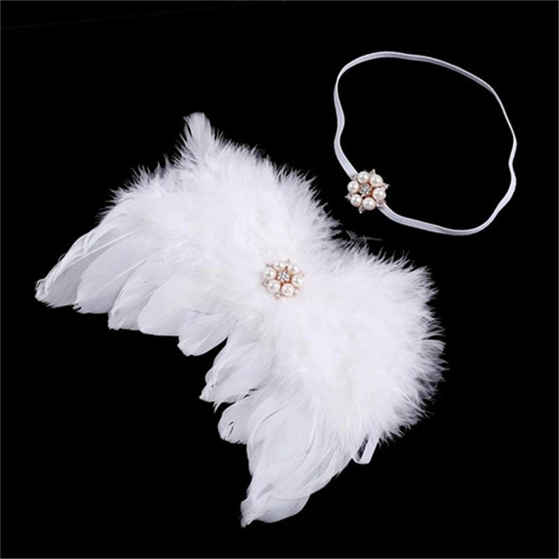 Для новорожденных Подставки для фотографий крючком наряды вязать крылья детский