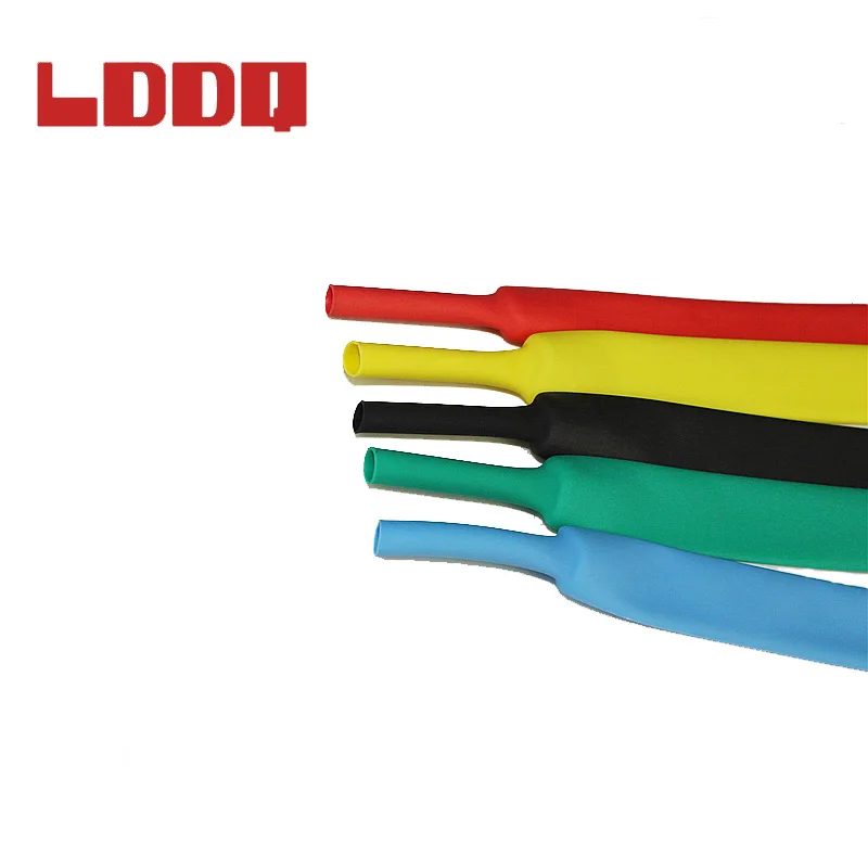 LDDQ 100 м термоусадочная изоляция трубка рукав 13 мм 7 цветов в наличии 2:1 рукава