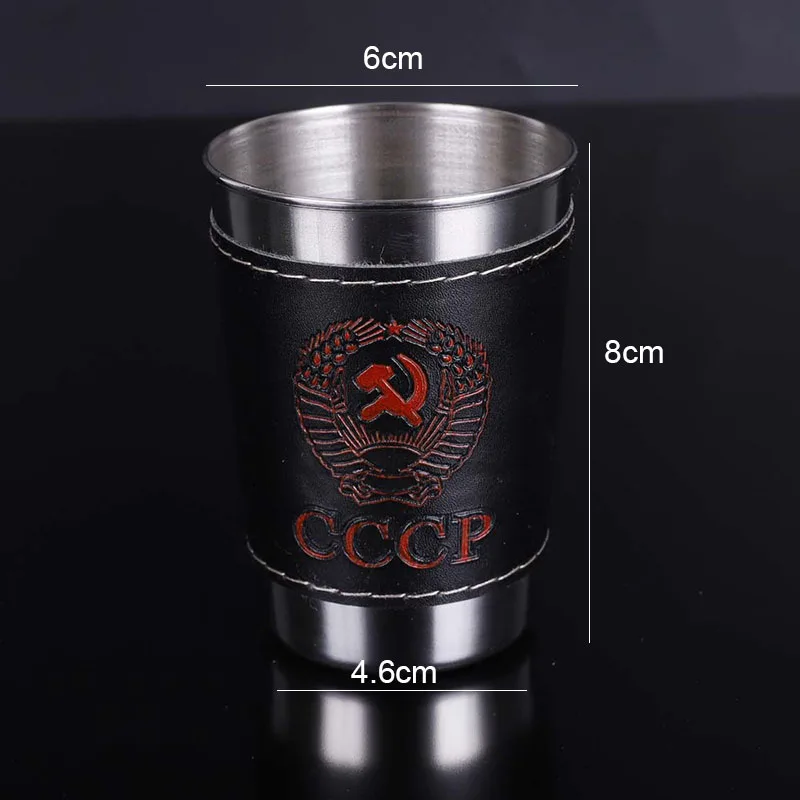 Походная посуда из нержавеющей стали портативные кружки для вина и виски 4 шт./лот