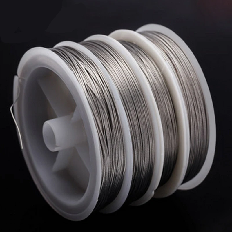 

Rompin 10M 1*7 Strands Stainless Steel Wire Fishing line Wire Trace with Coating Wire Leader Coating Jigging Wire Lead Fish Line