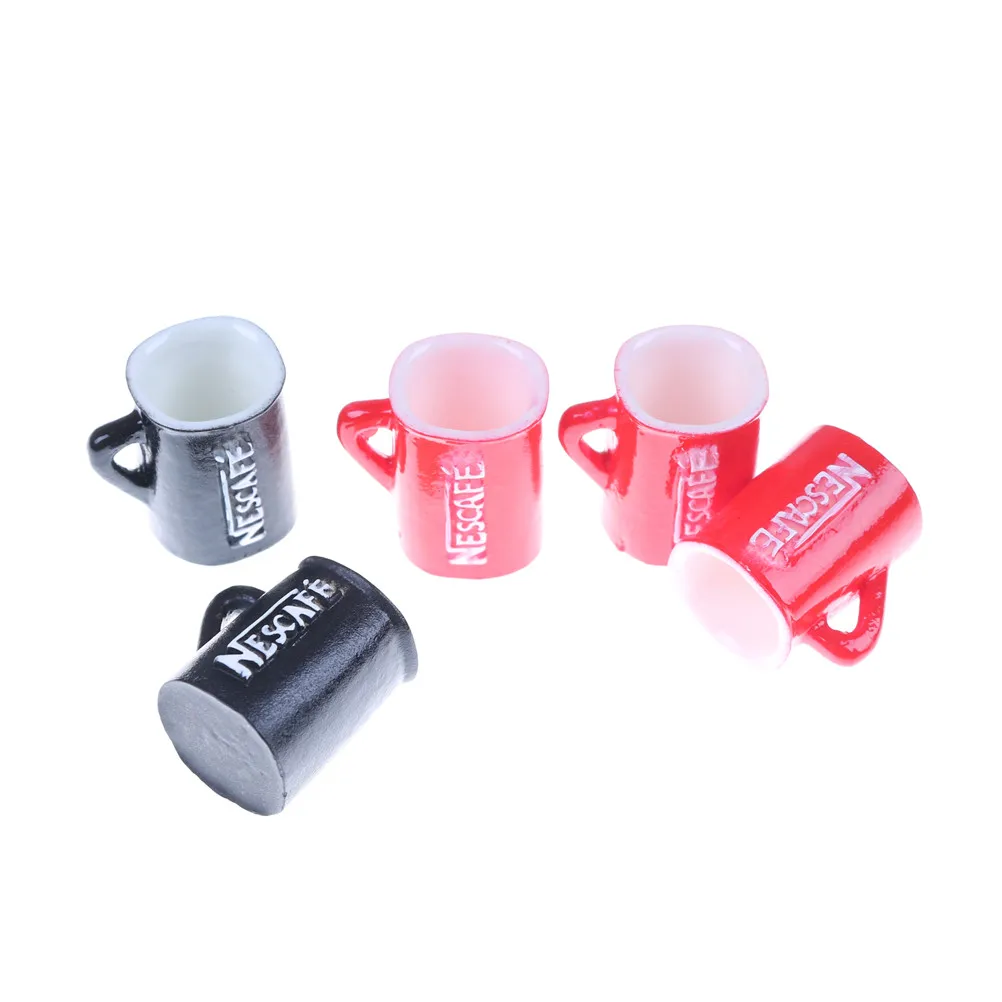Мини чашка для кукол 5 шт. миниатюрный кукольный домик кофейная кухня комната еда
