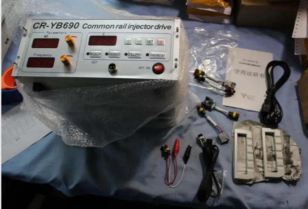Сверхмощный новый дизельный Common Rail тестер CR-YB690 инжектор инструмент для