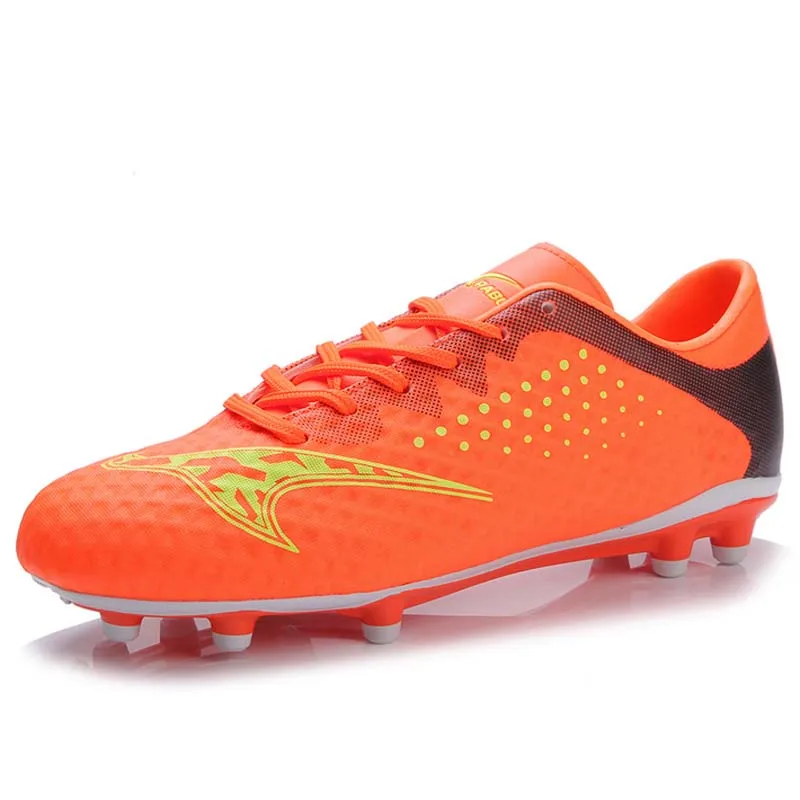 Новый 8 цвета мужские открытый длинные шипы спорт футбольные бутсы FG футбольных