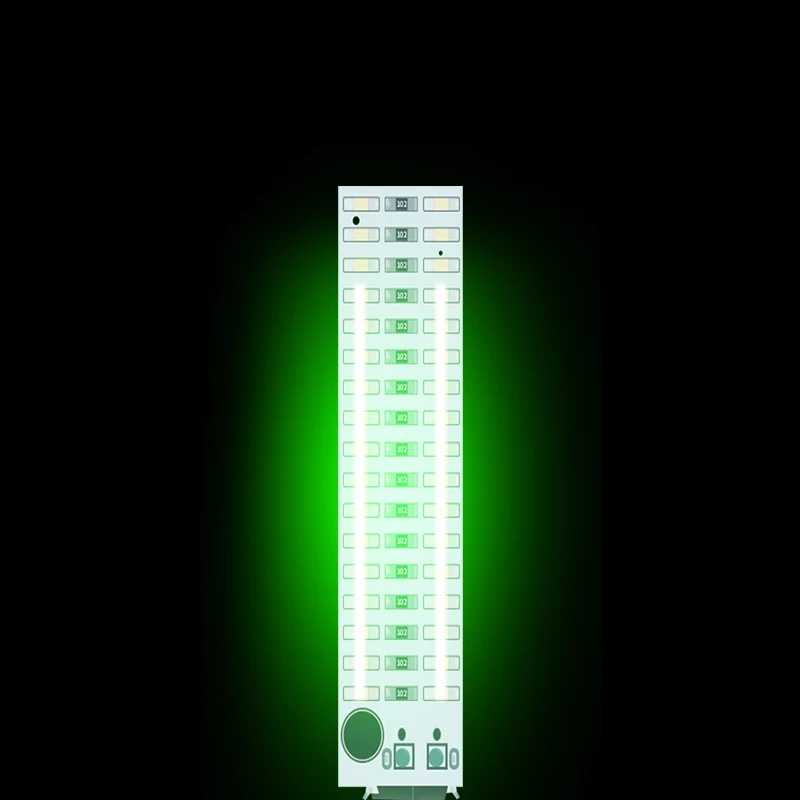 2x17 светодиодный USB индикатор уровня голосового управления VU измерительный усилитель доска музыкальный спектр индикатор уровня громкости светильник