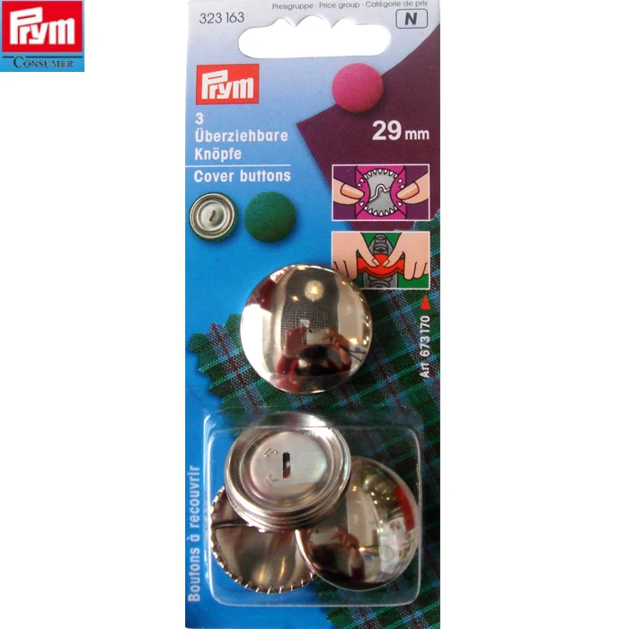 

PRYM 323163 BOTTONE IN METALLO DA RICOPRIRE DIAMETRO 29 MM