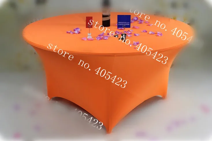 10 шт./лот 6 футов Премиум качество спандекс лайкра подходит круглый стол покрытие