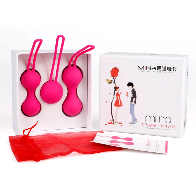 Безопасный силиконовый умный мяч Кегеля Бен Ва влагалище затягивает тренажер