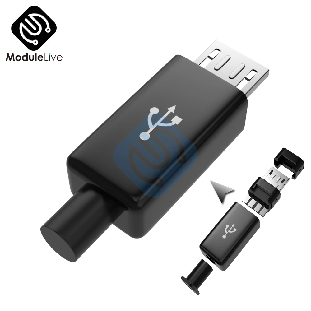 10 шт. Штекерный разъем Micro USB|Соединители| |