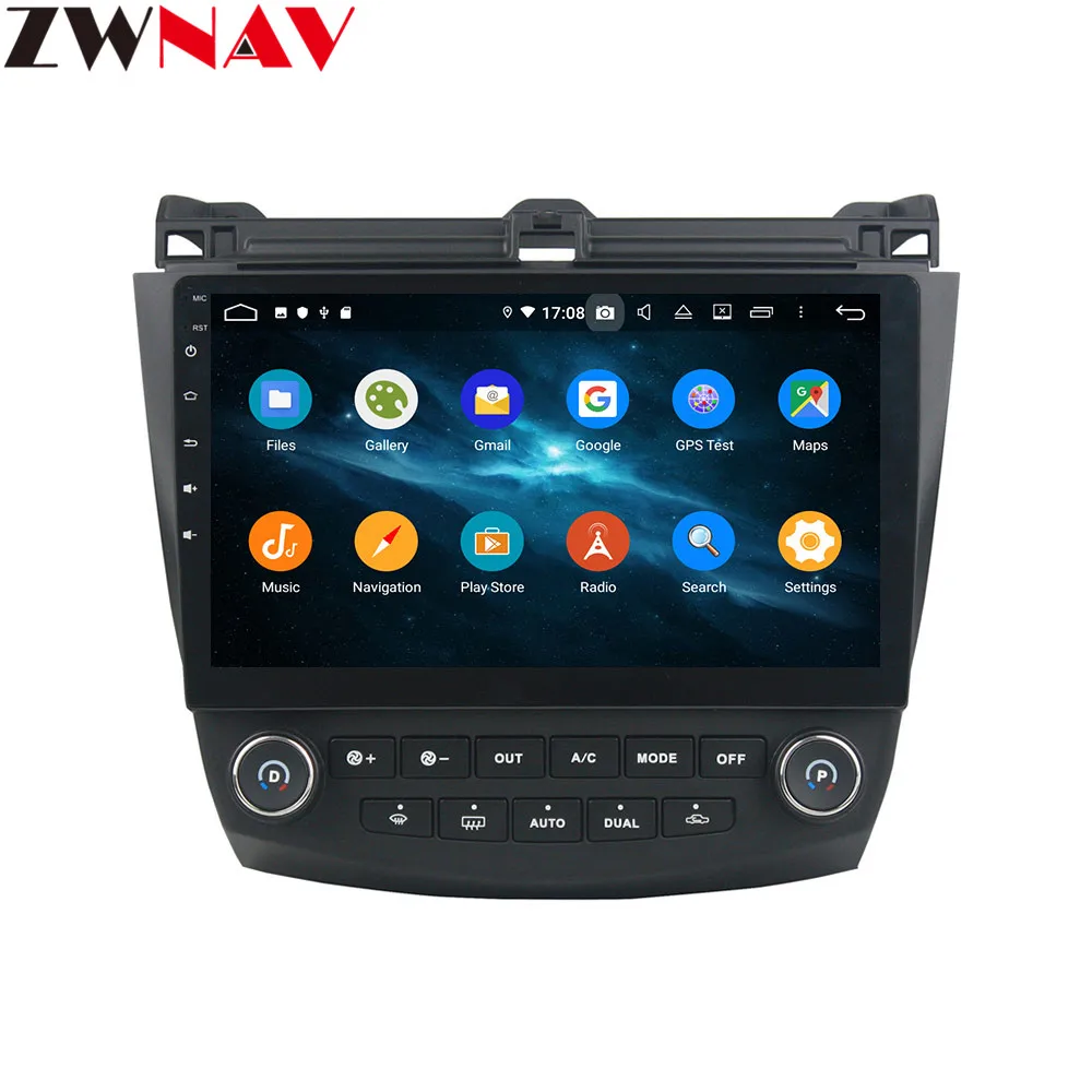 10," Android 9 4+ 64G DSP автомобильный dvd-плеер gps навигация для HONDA ACCORD 7 2003-2007 головное устройство мультимедийный плеер магнитофон